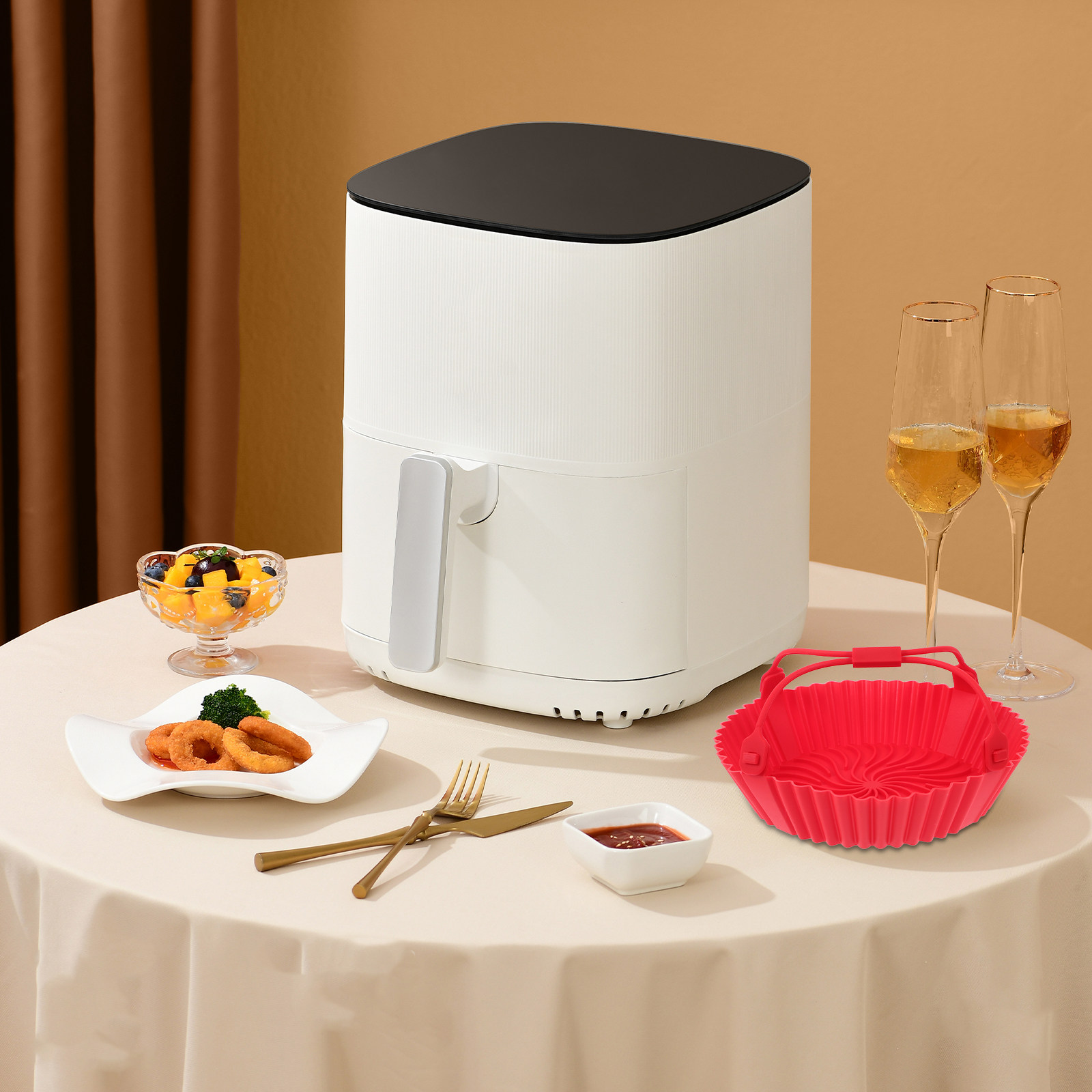 Air Fryer Silicone Tray Heat R - đánh giá và giá Air Fryer